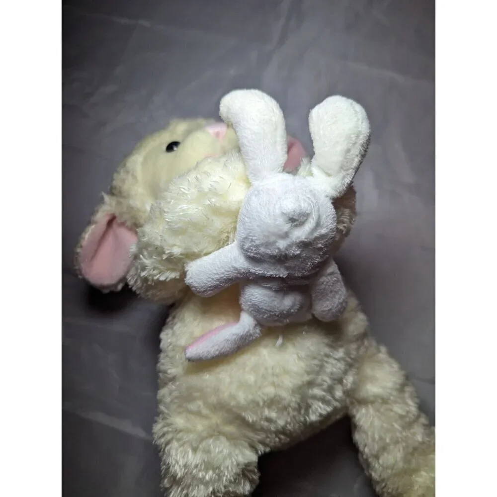 Baby Gund White Lamb Plush Baby Nursery Time 10” Animated Stuffed Animal Rhyme